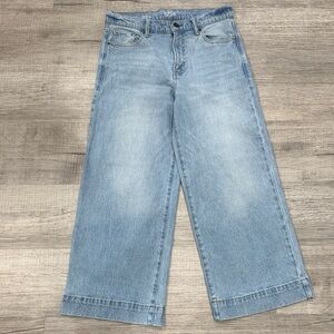 Light Blue Wide-Leg Women's Jeans
